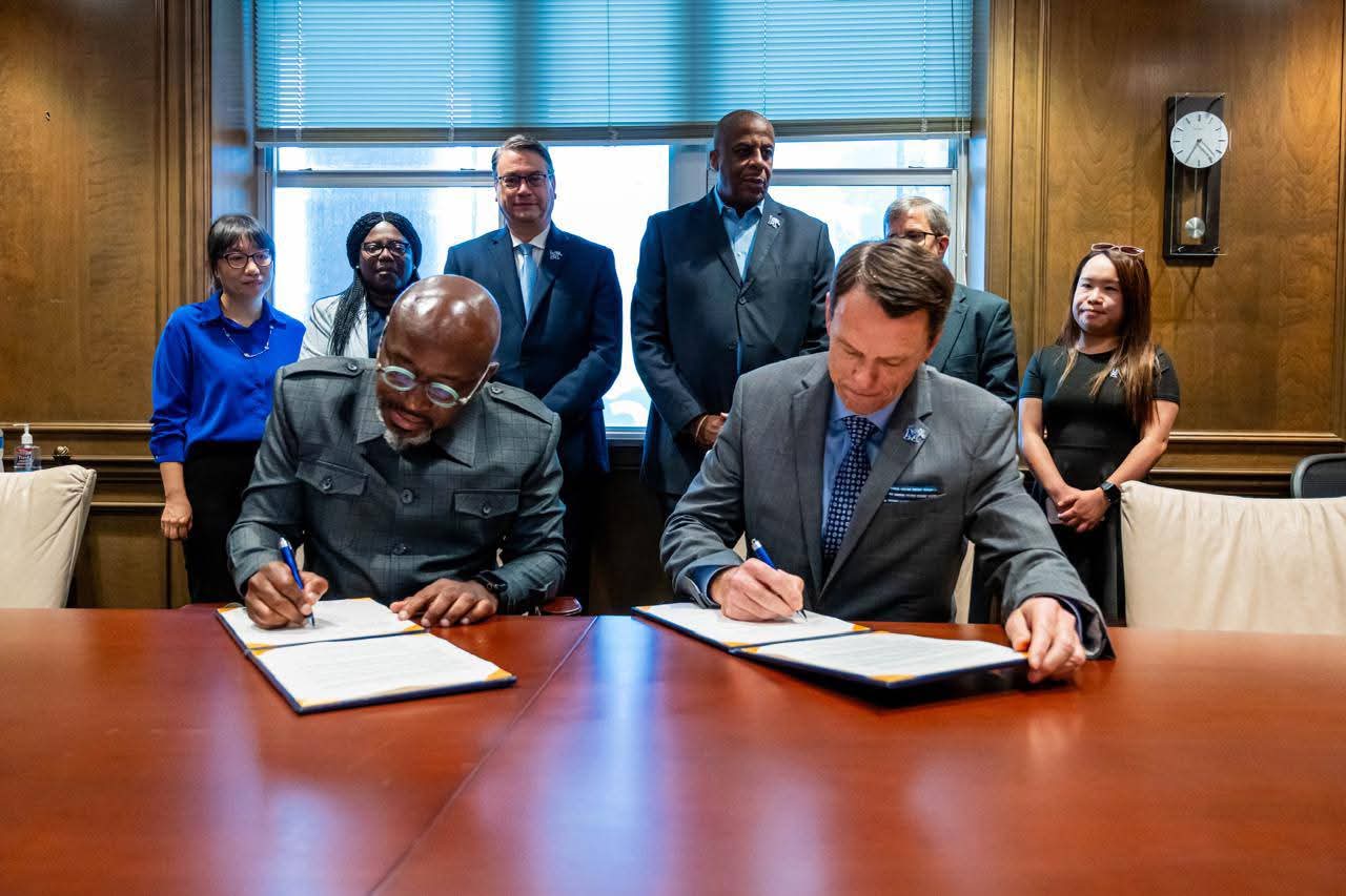 Tubman University institutional partnership event